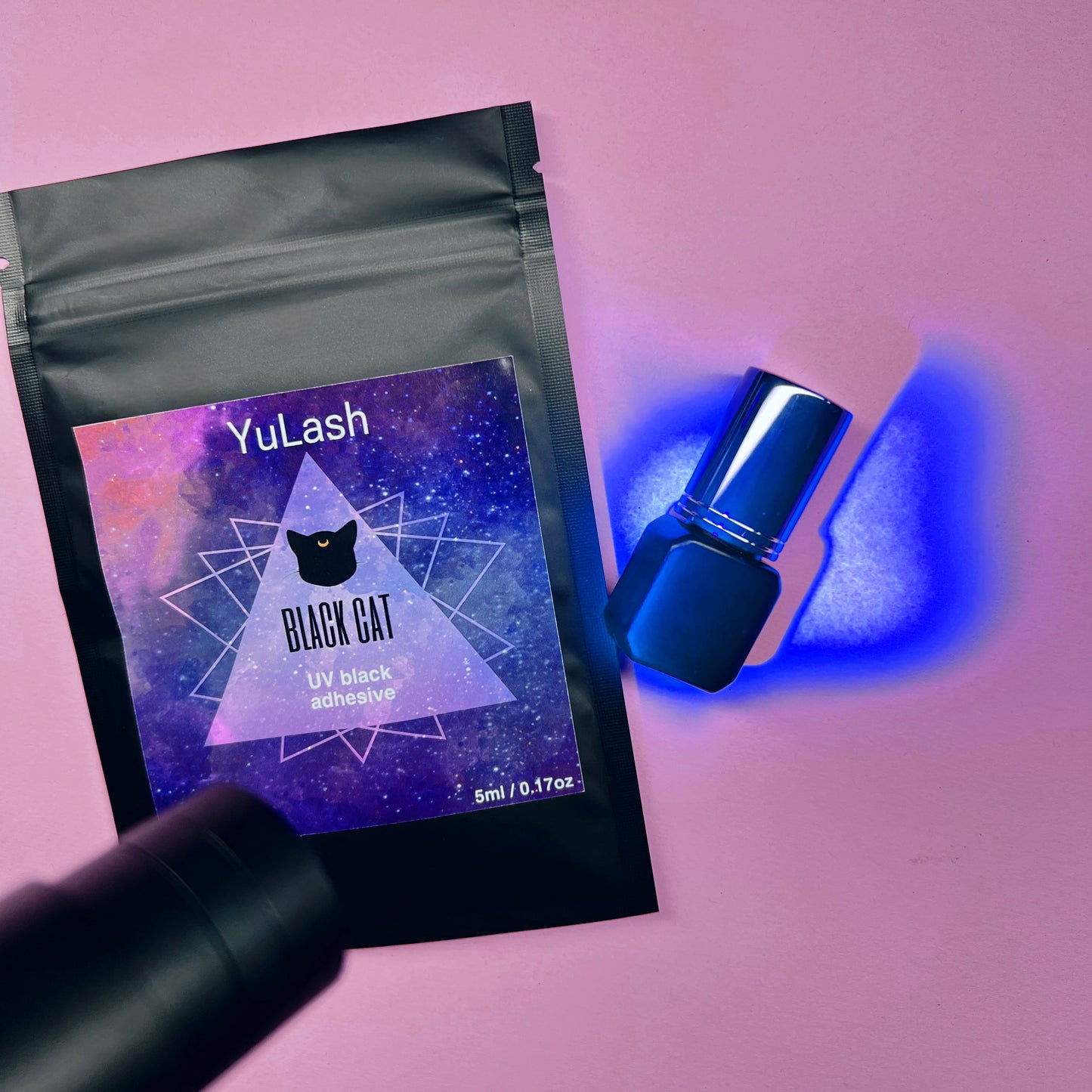 UV / LED Wimpernkleber Schwarz