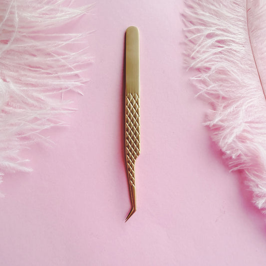 Pinzette matt Gold 1