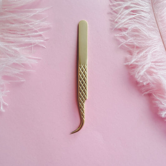 Pinzette matt Gold 2
