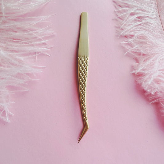 Pinzette matt Gold 3